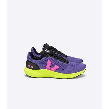 Purple Men's Veja MARLIN LT V KNIT Running Shoes | AU 140EBC